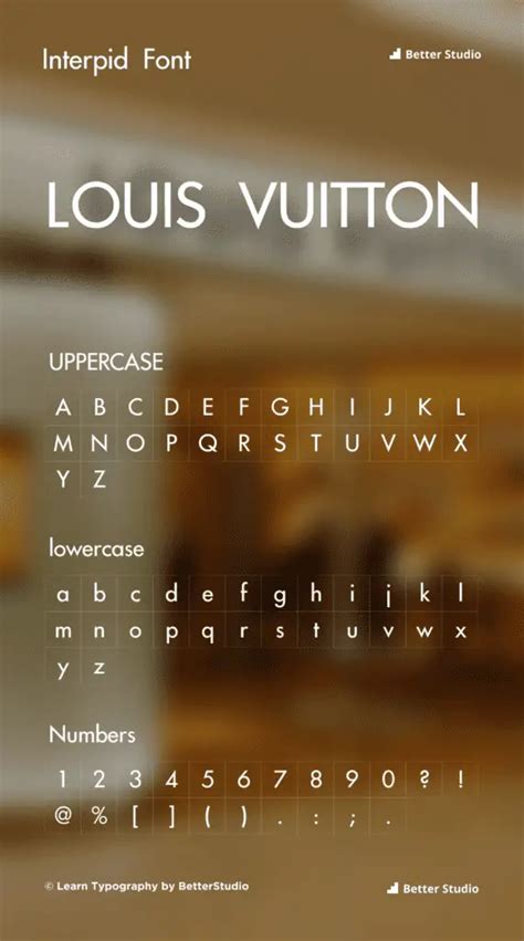 font louis vuitton